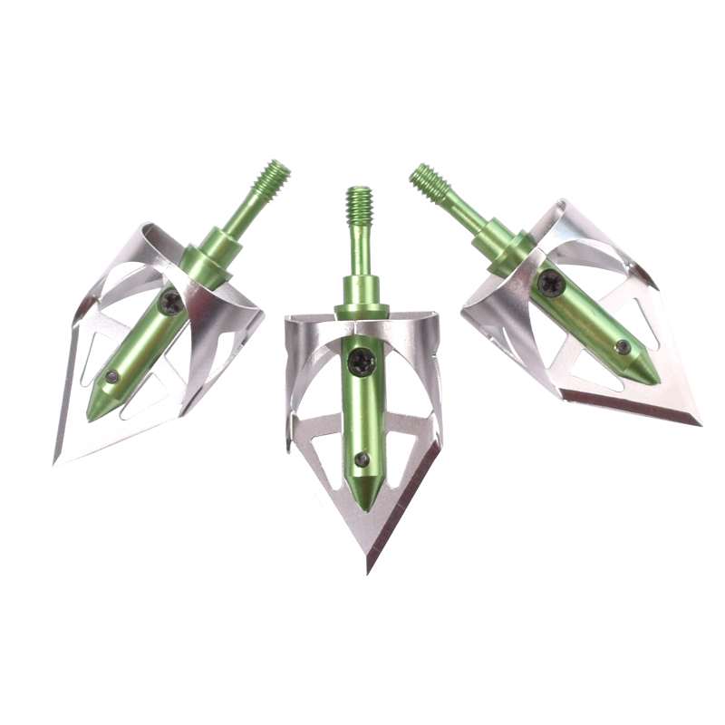 NIKA BOCKERY 15B025 100 Graan Broadheads Boogschieten Crossbow Bolt Hunting Crossbow Arrow Tips Hunt