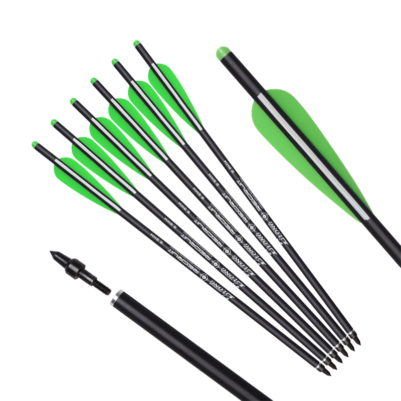 Elong Outdoor 116049-04 ID7.62mm 20inch Rollfiberglass Bolt boogschieten schieten kruisboogbouten