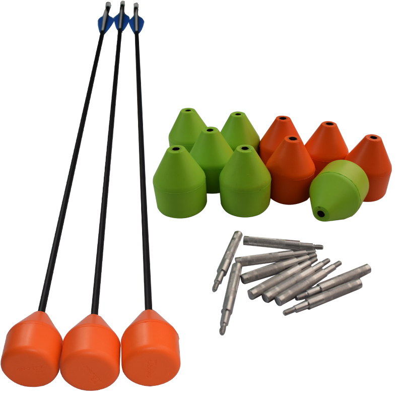 Elong Outdoor 157943 Foam Arrow Head CS Game Lijm-in Boogschieten Spons Pijlpunt Schuim Tips voor Boogschieten Schietpraktijk