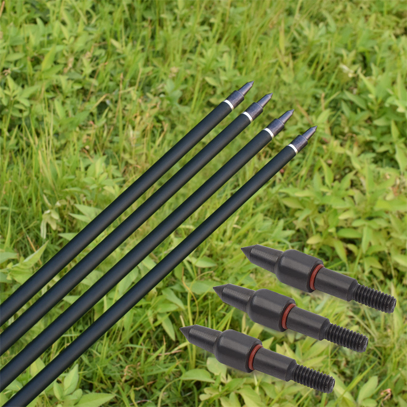 Elongarrow 100 graan boogschieten stalen pijlpunten voor 7,8 mm pijlen