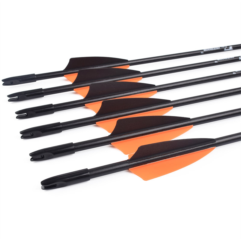Fiberglas Arrow voor jeugdboogschutters schieten oefening