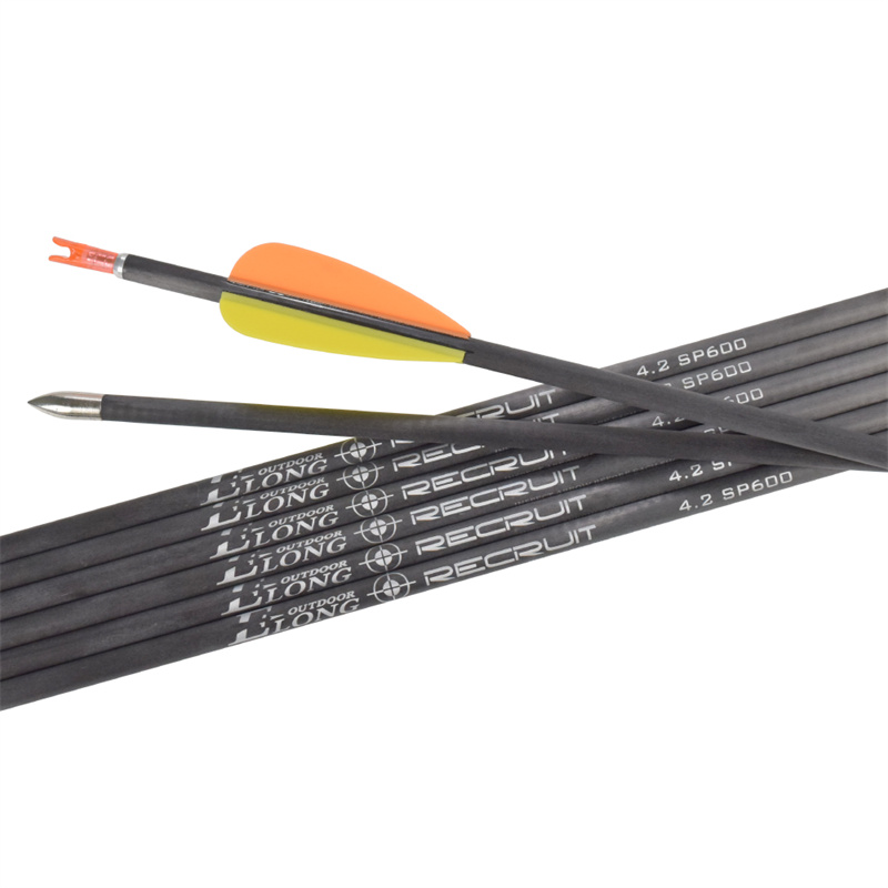 ID4.2mm koolstofpijlen voor boogschutters